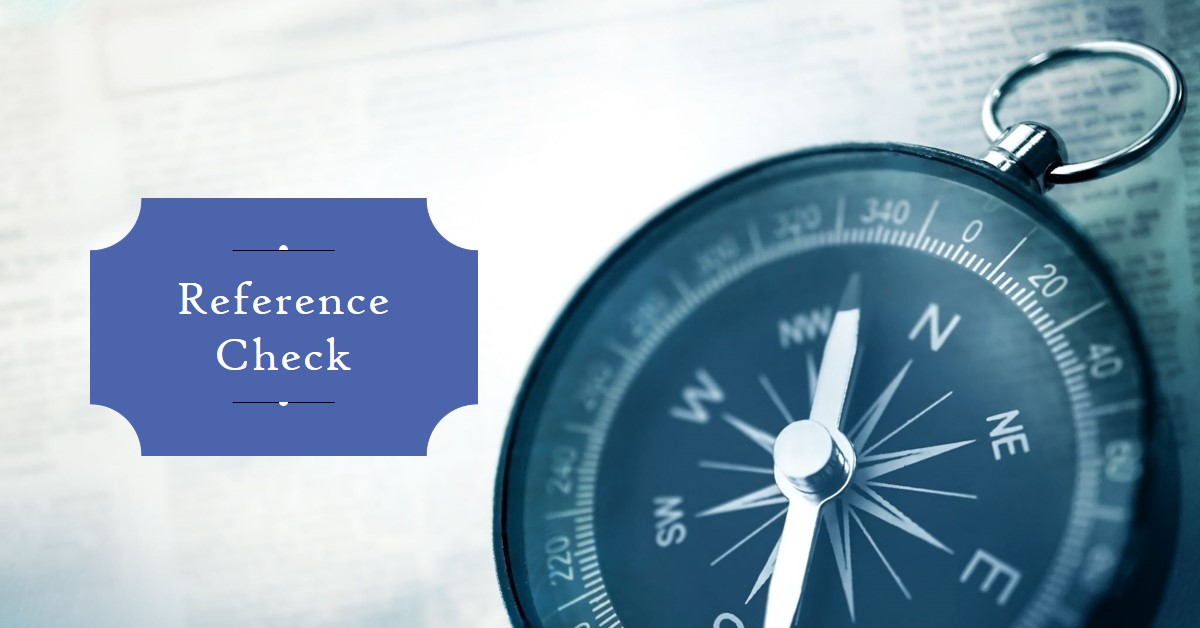 Reference Check in employee background Verification