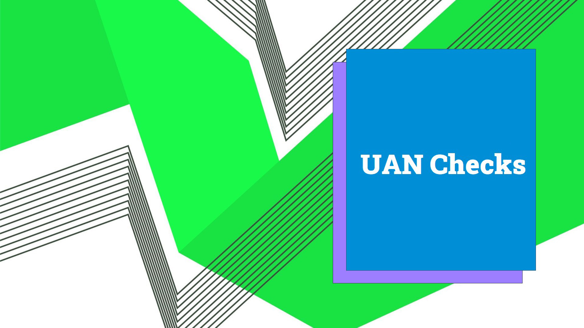UAN (Universal Account Number) Check in Employee Background Verification