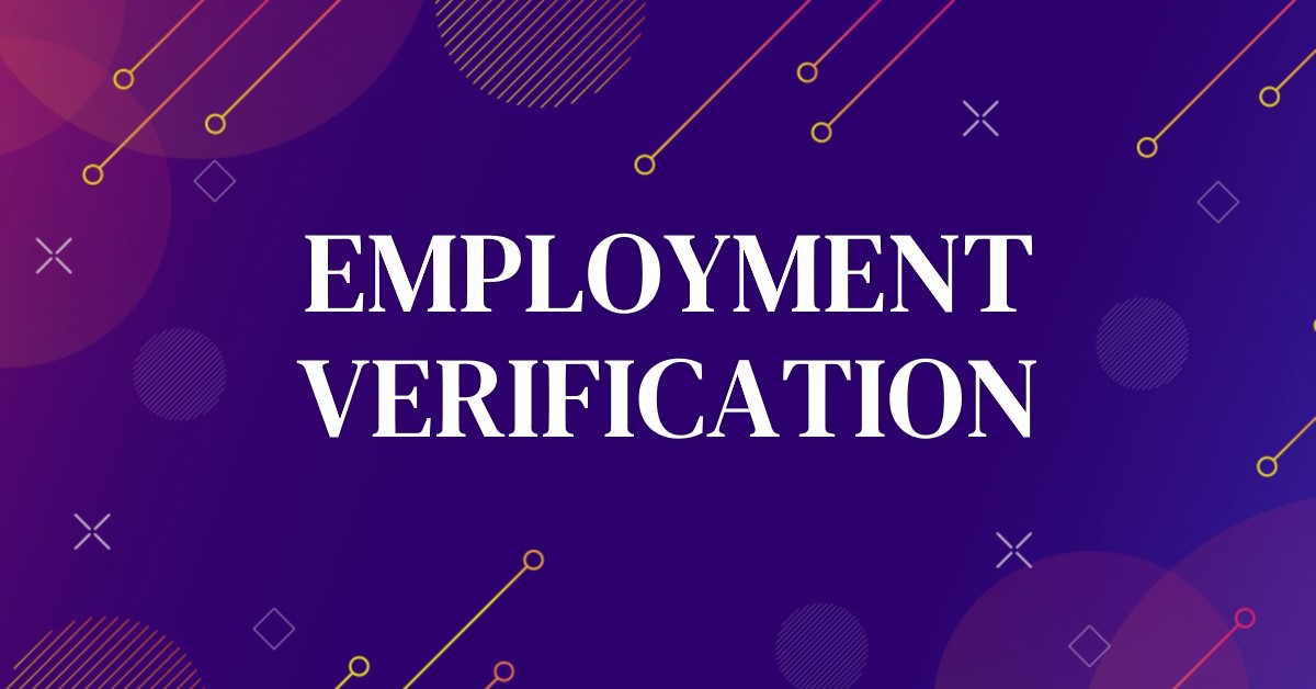 Employment Verification in employee background Verification